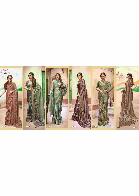 SIVANANDA BY VALLABHI PRINTS 27131-27136 SERIES STYLISH BRASSO SAREE SUPPLIER