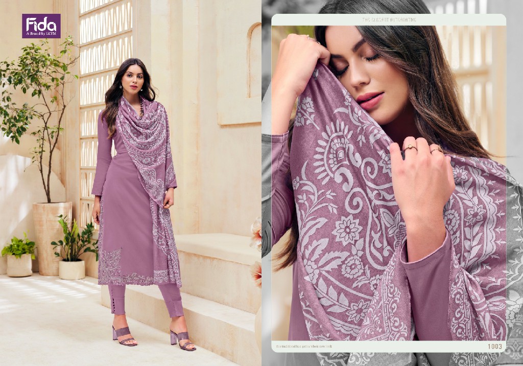 Fida Avyana Wholesale Pure Cotton With Embroidery Dress Material