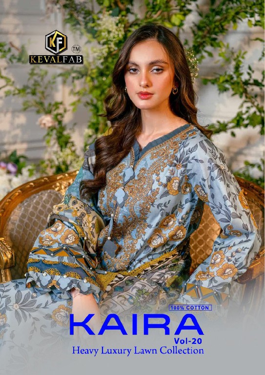 Keval Fab Kaira Vol-20 Wholesale Exclusive Karachi Collection Dress Material