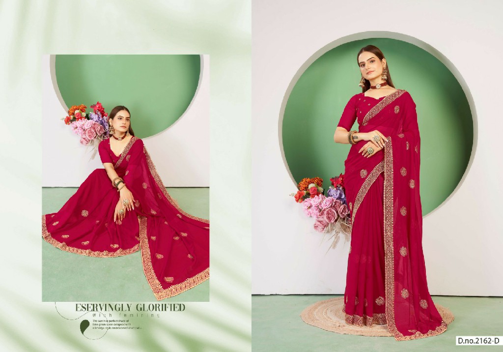 Jayshree D.no 2162A To 2162D Wholesale Georgette Ethnic Sarees