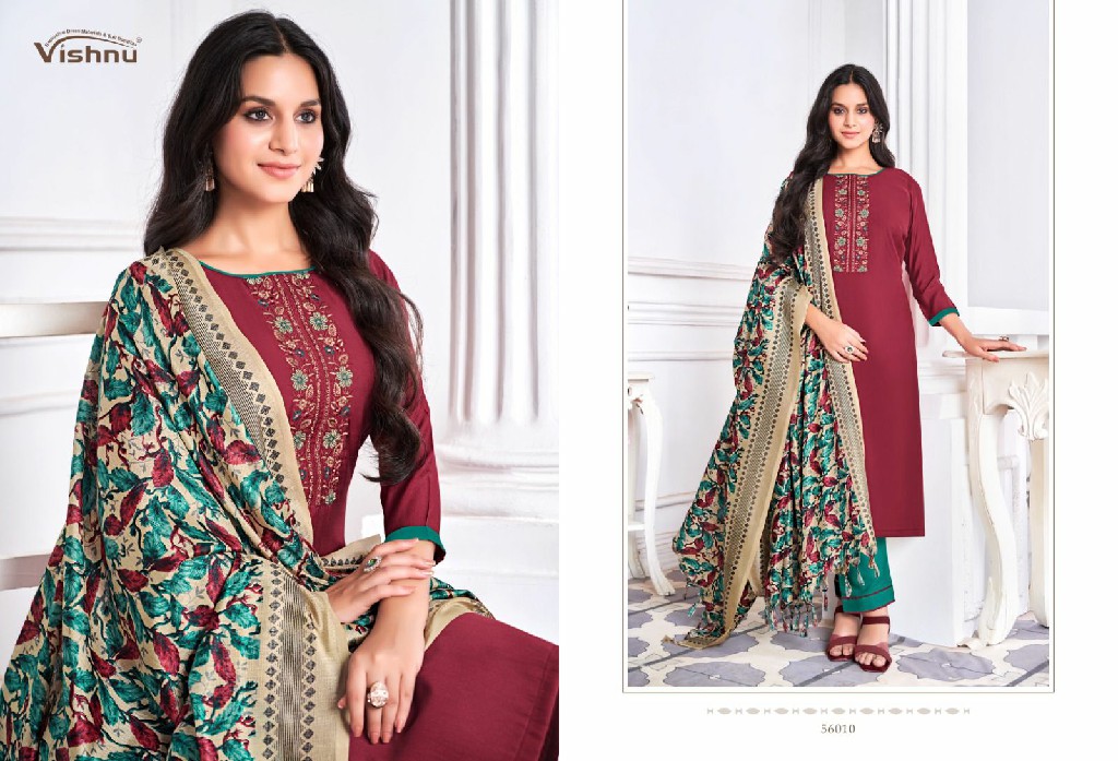 EVANKA VOL 7 BY VISHNU ROMAN SILK BEAUTIFUL DESIGNER CLASSIC SALWAR SUIT MATERIAL