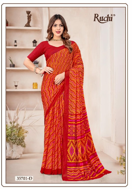Ruchi Star Chiffon Vol-167 Wholesale Chiffon Fabric Printed Sarees