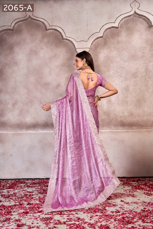 Jayshree D.no 2065A To 2065D Wholesale Sitara Fabric Function Wear Sarees