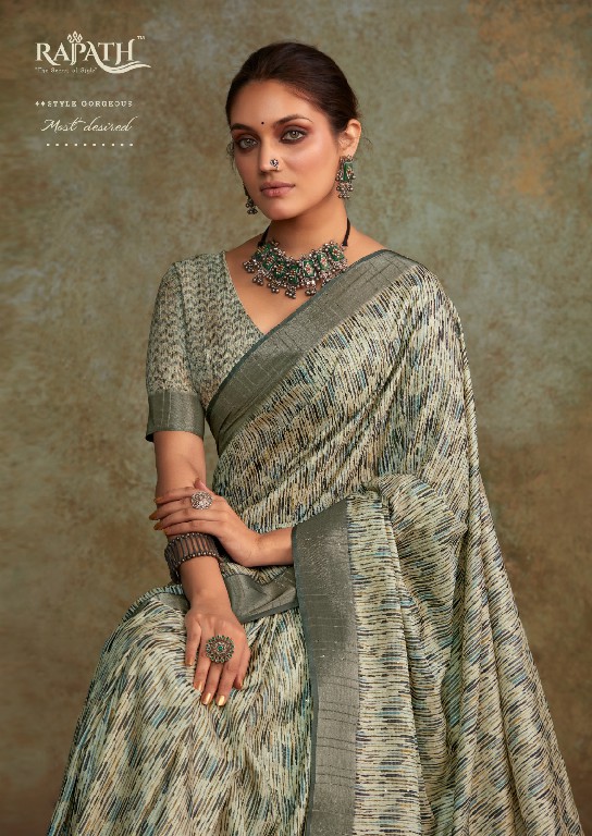 Rajpath Ritika Silk Wholesale Pure Handloom Bagru Printed Sequence Work Sarees