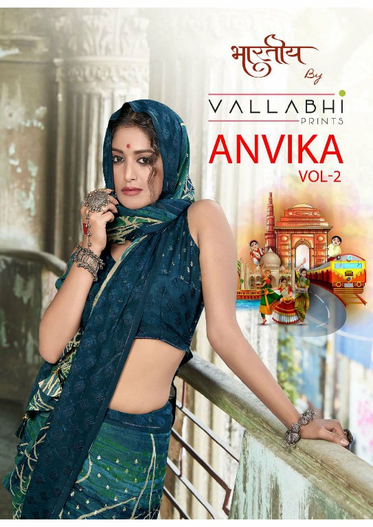 Vallabhi Anvika Vol-2 Wholesale Georgette Fabric Ethnic Sarees