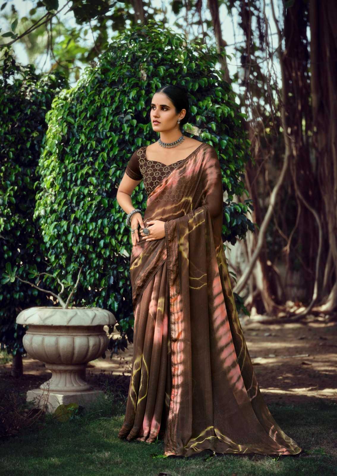 SANSKAR SHIVAKARI FESTIVAL LOOK BRIGHT SIMMER PETTERN SAREE EXPORTS