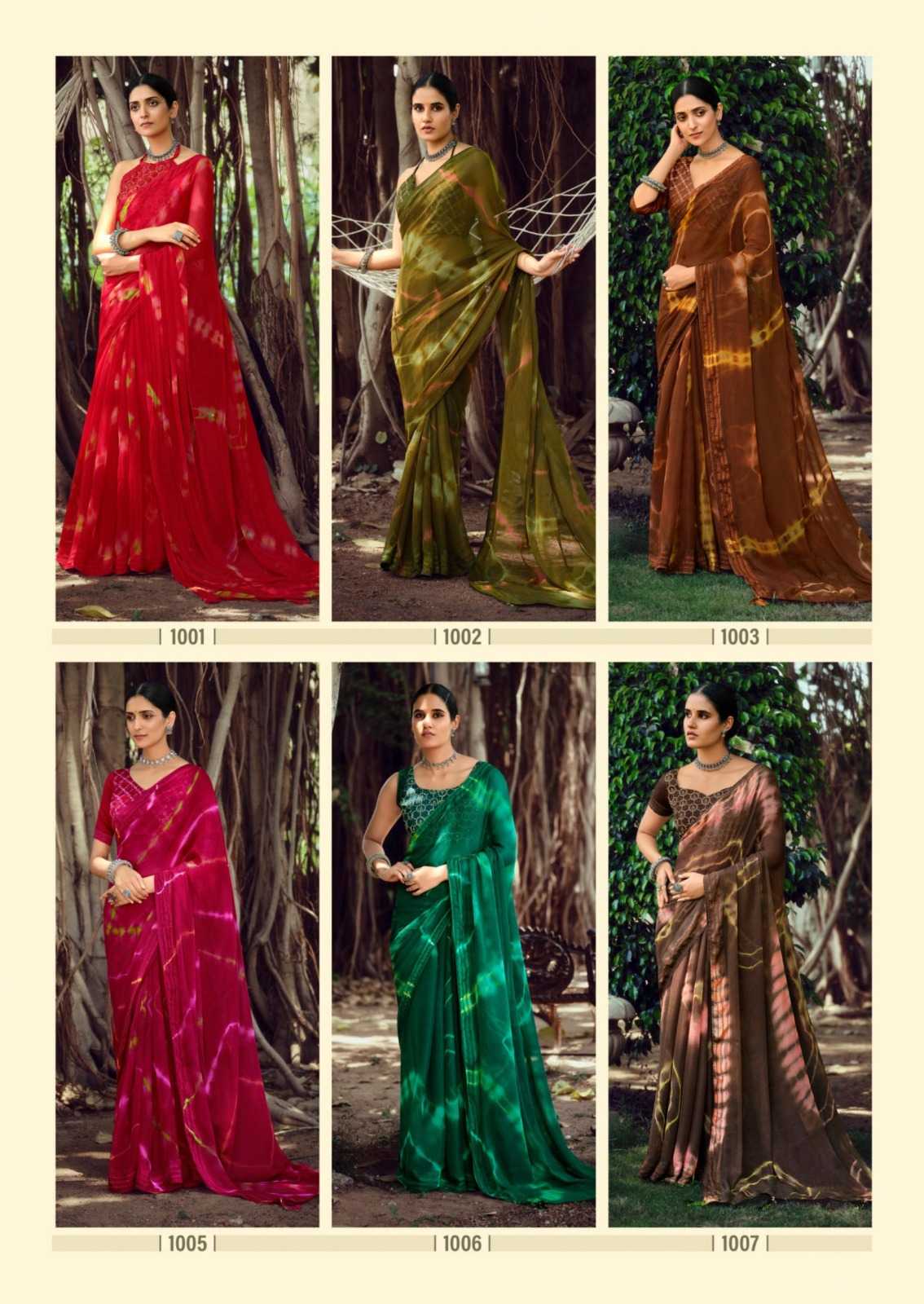 SANSKAR SHIVAKARI FESTIVAL LOOK BRIGHT SIMMER PETTERN SAREE EXPORTS