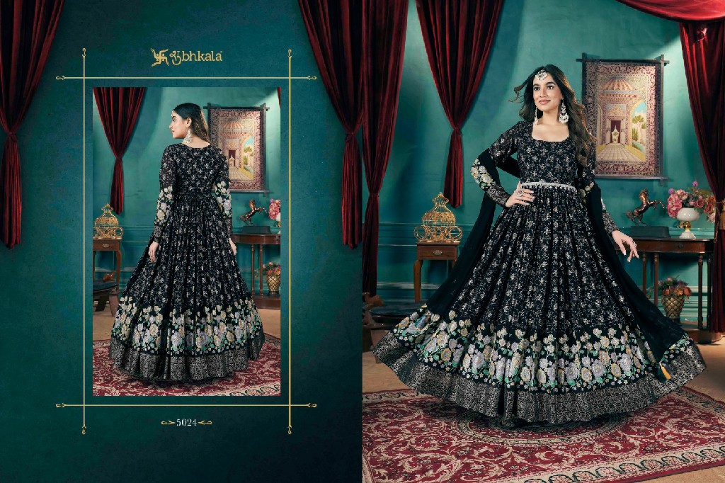 Shubhkala Flory Vol-46 Wholesale Stitched Full Length Gown with Dupatta Collection