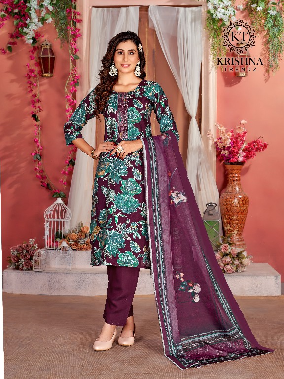 KRISHNA TRENDS FASHION DIGITAL VOL 1 LAUNCH READYMADE MODAL PRINT CASUAL WEAR SALWAR SUIT