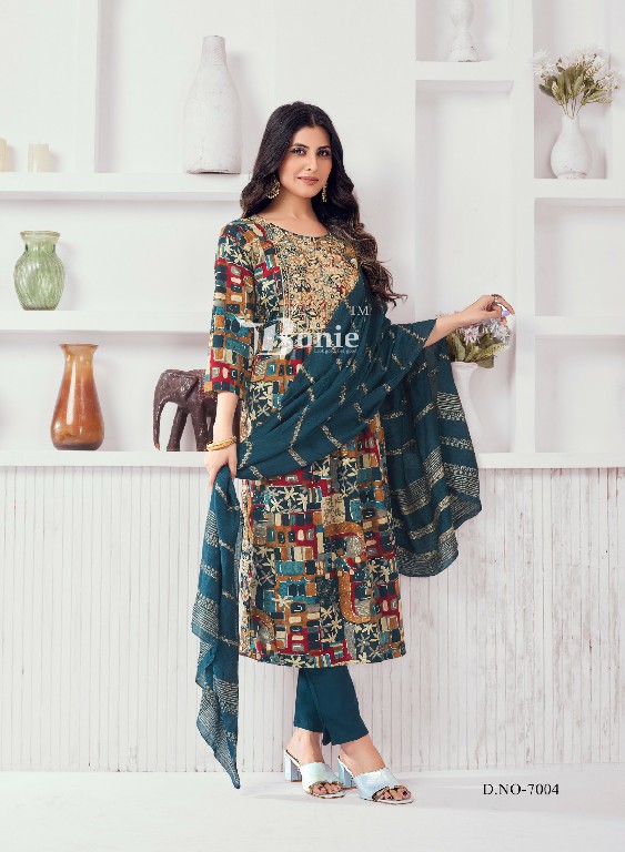 BONIE LAUNCH NAYRA VOL 7 RAYON AMAZING PRINTS NAYRA PATTERN FULL STITCH SALWAR SUIT