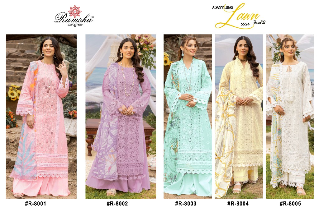 Ramsha Adan Libas Lawn Wholesale Indian Pakistani Suits