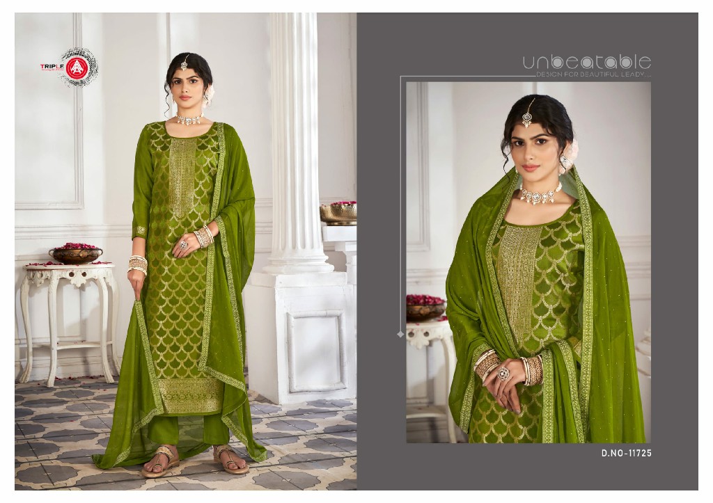 TRIPLE AAA KALARANG LOYAL VOL 4 TRADITIONAL WEAR WORK UNSTITCH SALWAR KAMEEZ