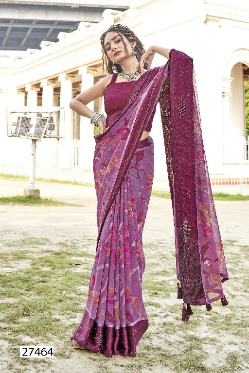 ANNARA VOL 5 BY VALLABHI PRINT GEORGETTE WITH FANCY SWAROVSKI WORK SAREES CATALOG