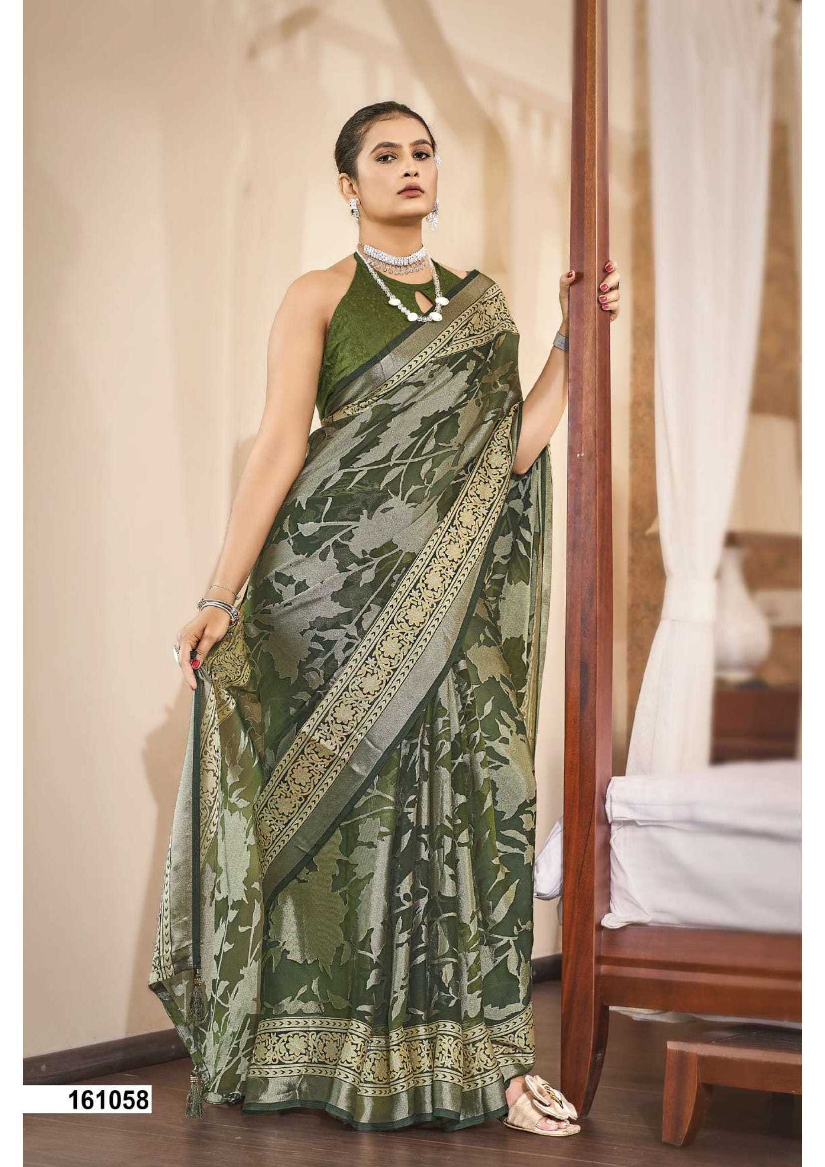 UMANANDA BY VALLABHI PRINTS 161056-161061 SERIES BRASSO ELEGANT LOOK SAREE