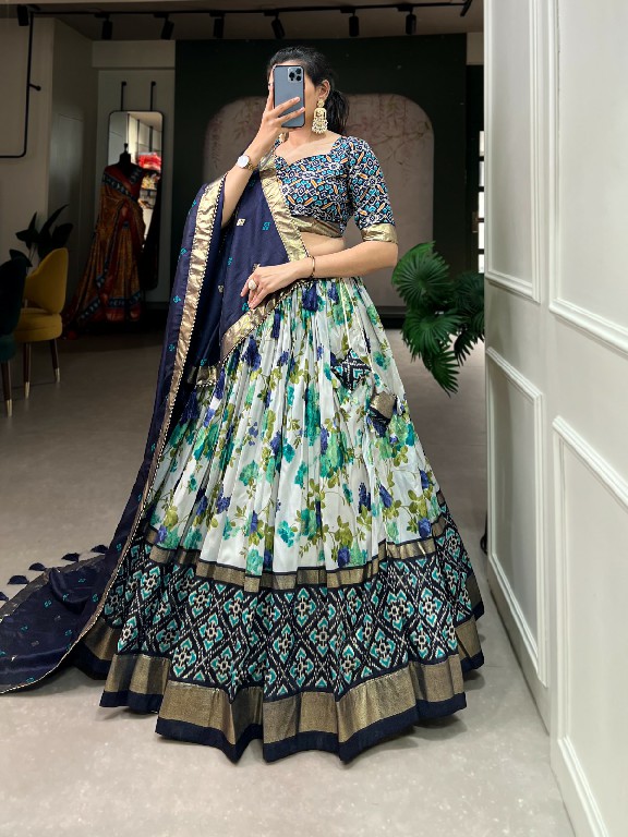 Aawiya 1689 Colour Wholesale Floral Print Lehengas Choli