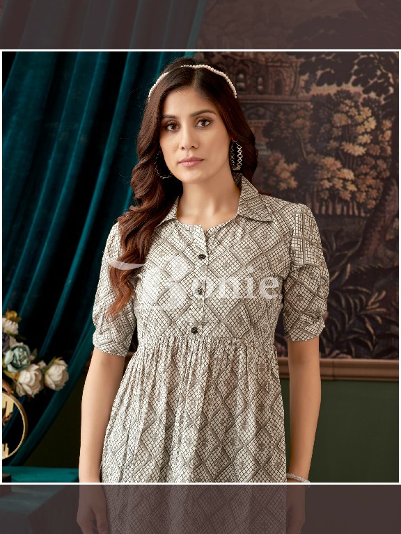 Bonie Krishi Vol-1 Wholesale Cotton Neck Pattern Short Tops