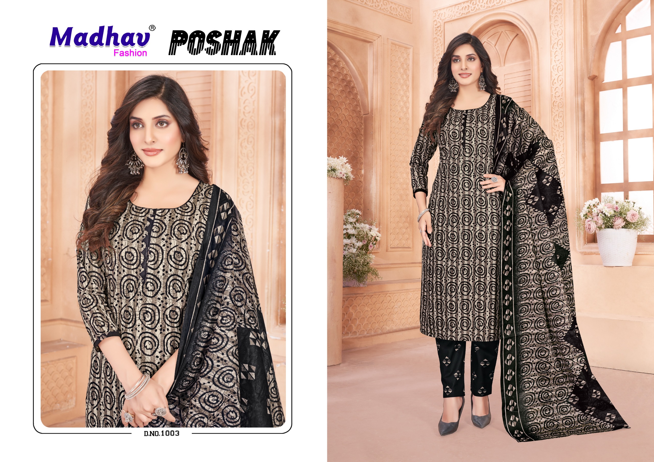 Madhav Poshak Vol-1 Wholesale Pure Cotton Print Readymade Dresses