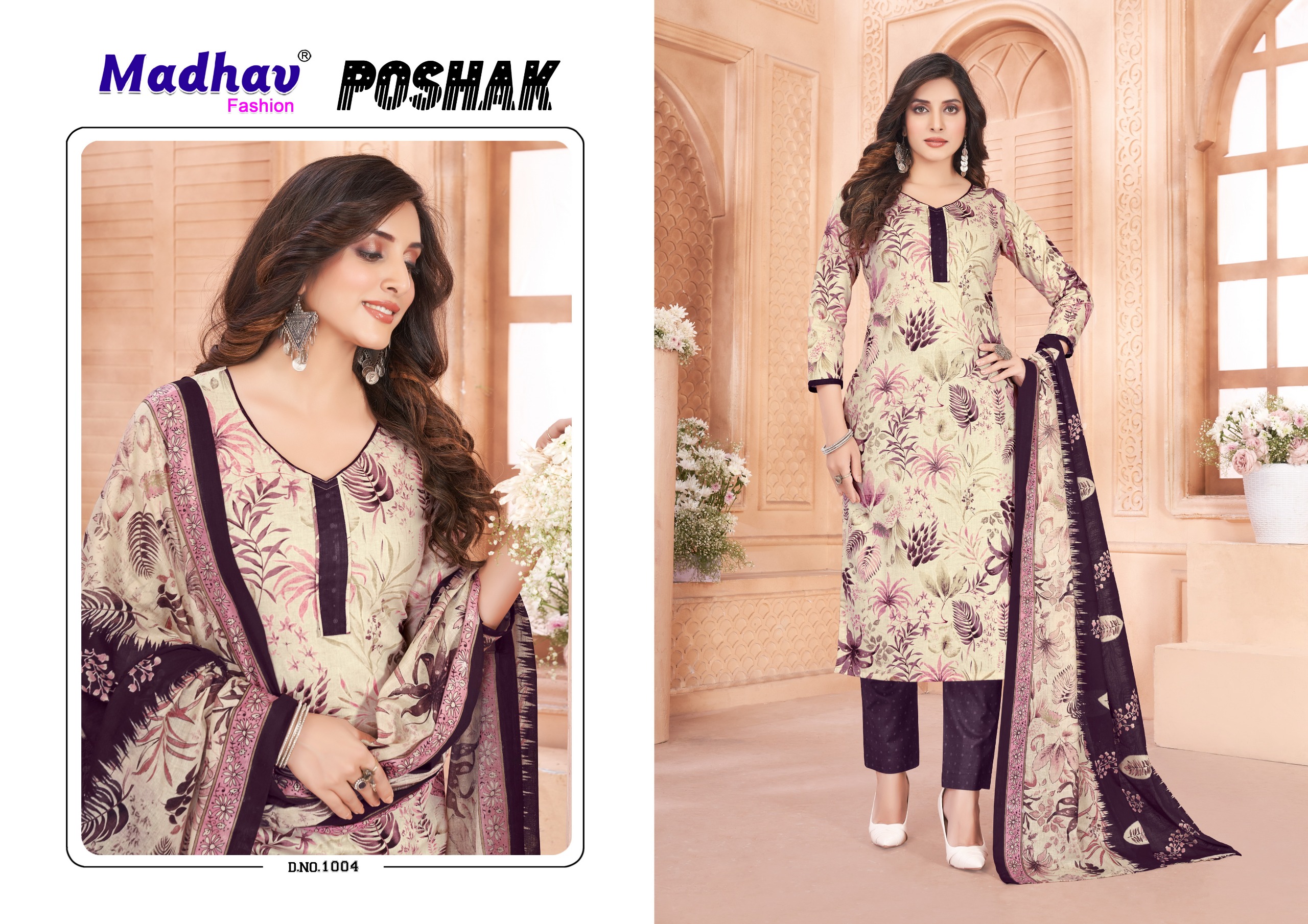 Madhav Poshak Vol-1 Wholesale Pure Cotton Print Readymade Dresses