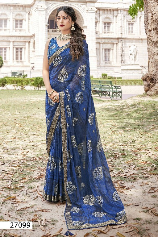 Vallabhi Hampi Wholesale Georgette Fabrics Party Wear Sarees