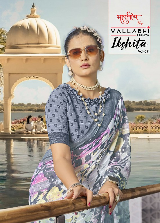 Vallabhi Ikshita Vol-7 Wholesale Georgette Fabrics Ethnic Sarees