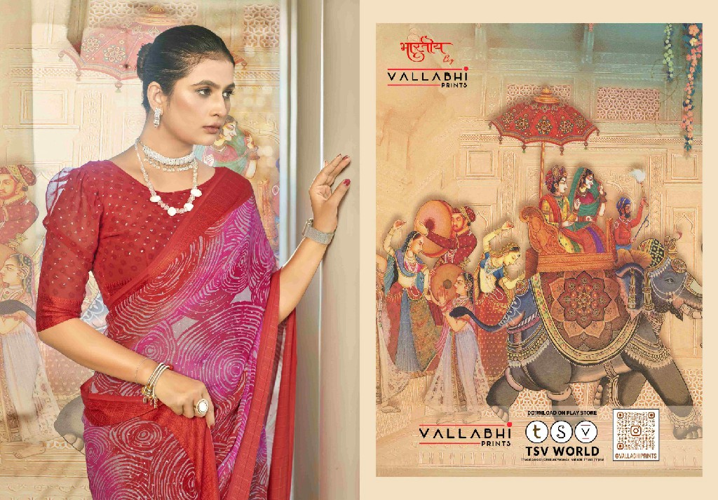 Vallabhi Anvika Vol-3 Wholesale Georgette Ethnic Sarees