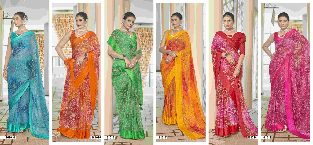 Vallabhi Anvika Vol-3 Wholesale Georgette Ethnic Sarees