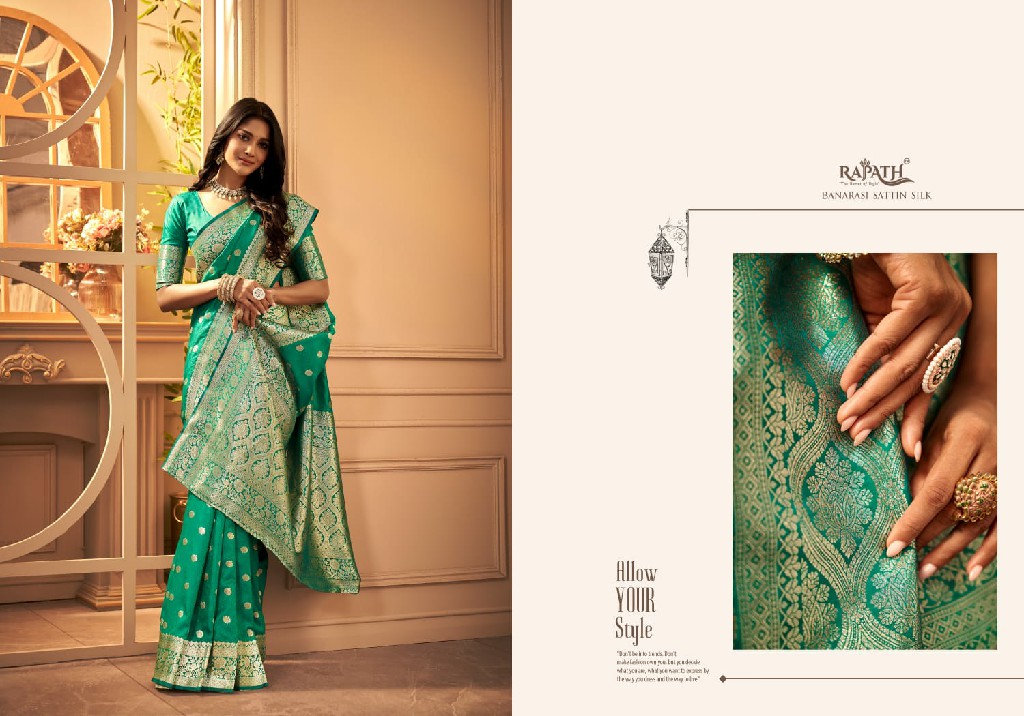 Rajpath Madhura Banarashi Wholesale Banarasi Sattin Silk Party Wear Sarees