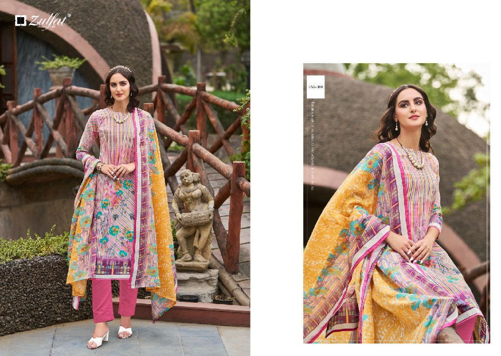 ZULFAT MARYAM VOL 5 POPULAR DESIGN COTTON EXCLUSIVE PRINT KURTI PANT WITH DUPATTA