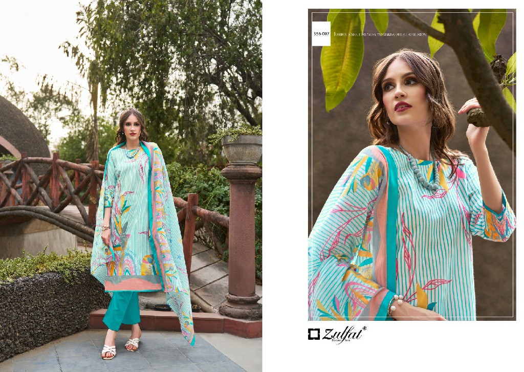 ZULFAT MARYAM VOL 5 POPULAR DESIGN COTTON EXCLUSIVE PRINT KURTI PANT WITH DUPATTA