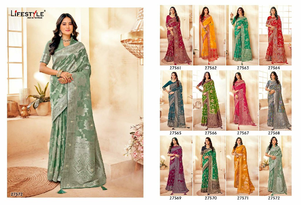 Lifestyle Subharambh Vol-1 Wholesale Ethnic Sarees