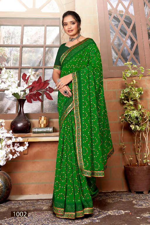 Vallabhi Gajban Wholesale Georgette Fabrics Sarees