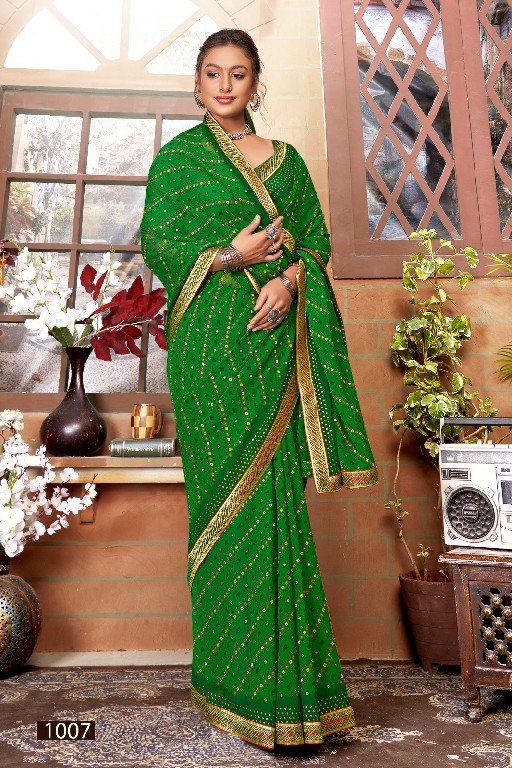 Vallabhi Gajban Wholesale Georgette Fabrics Sarees