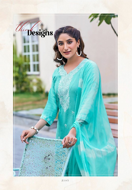 MYSTIC 9 BY KARACHI VOL 2 LUCKNOWI STYLE EMBROIDERY READYMADE SALWAR KAMEEZ