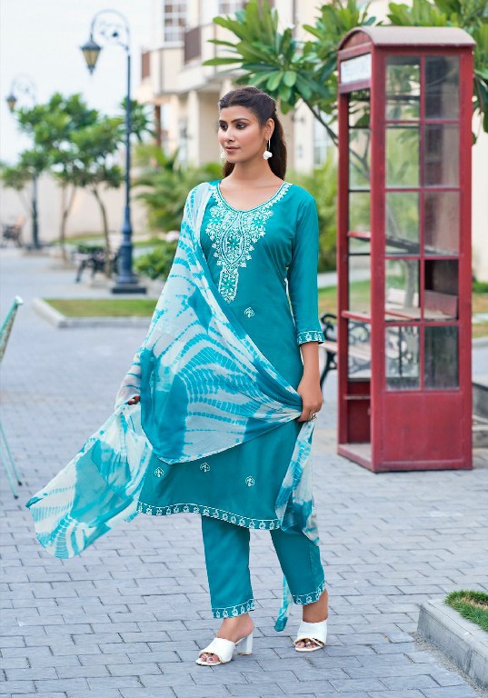 MYSTIC 9 BY KARACHI VOL 2 LUCKNOWI STYLE EMBROIDERY READYMADE SALWAR KAMEEZ