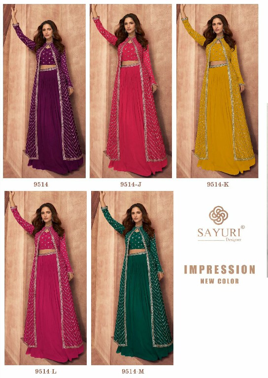 Sayuri Impression New Color Wholesale Designer Free Size Stitched Suits