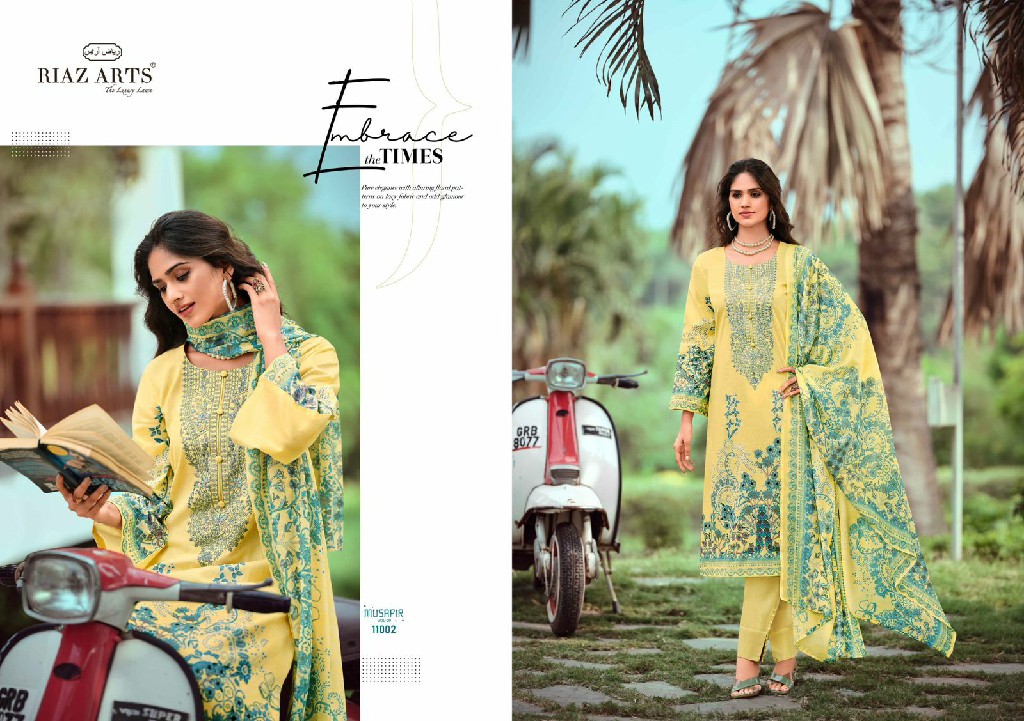 RIAZ ARTS MUSAFIR VOL 9 STYLISH OUTFIT LAWN DIGITAL PRINT MODERM PAKISTANI SALWAR KAMEEZ