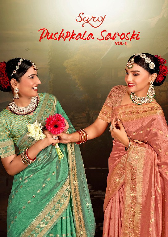 Saroj Pushpkala Saroski Vol-1 Wholesale Soft Silk Sarees