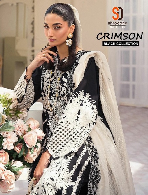 Shraddha Crimson Black Collection Wholesale Indian Pakistani Suits