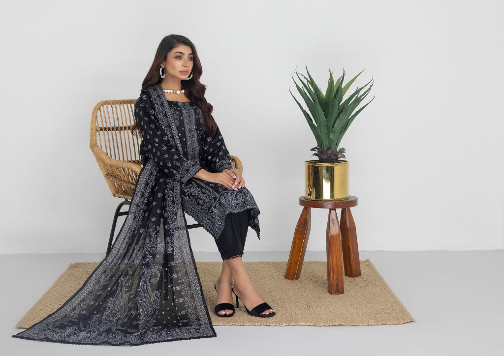 Regalia Salina Black And White Chapter Vol-3 Collection Pakistani Suits