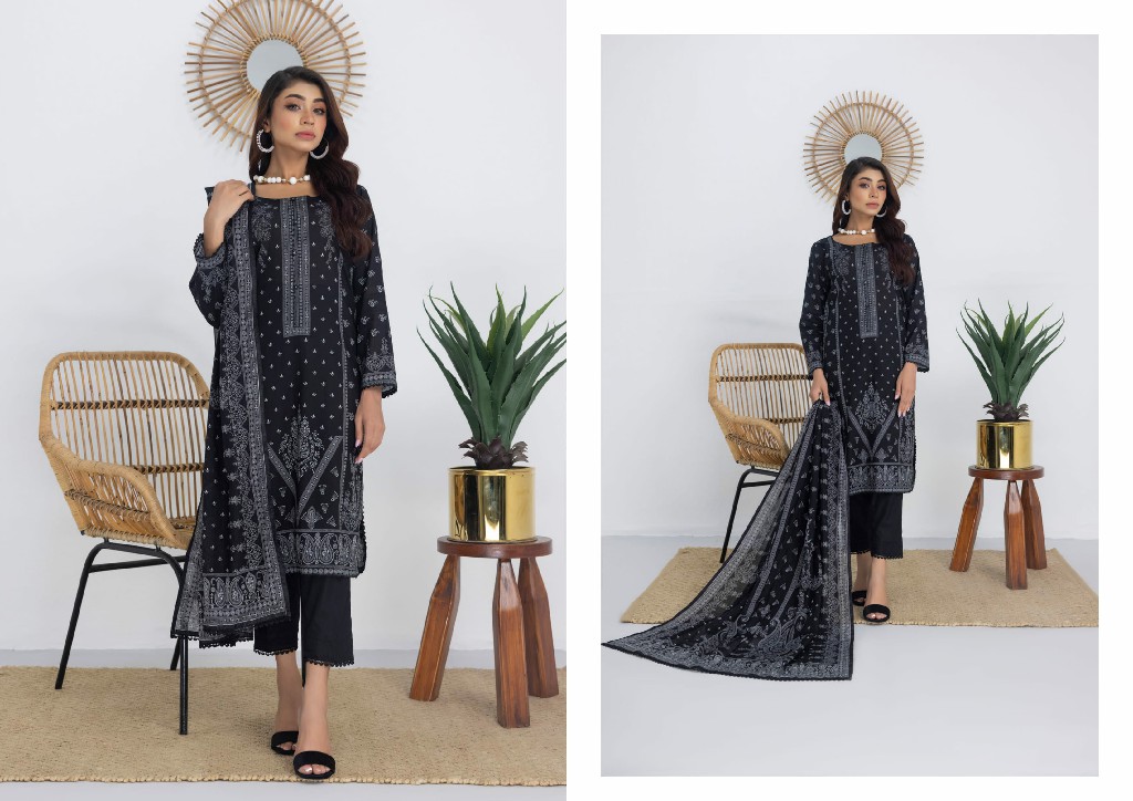 Regalia Salina Black And White Chapter Vol-3 Collection Pakistani Suits