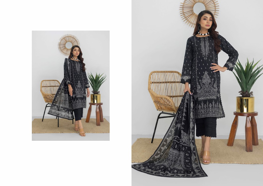 Regalia Salina Black And White Chapter Vol-3 Collection Pakistani Suits