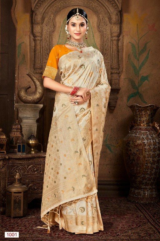 BUNAWAT PAVITRA SILK ZARI WEAVING SILK SARIS WHOLESALER