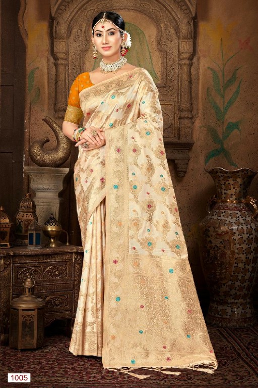 BUNAWAT PAVITRA SILK ZARI WEAVING SILK SARIS WHOLESALER