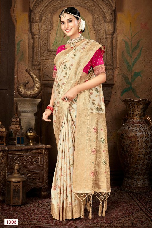 BUNAWAT PAVITRA SILK ZARI WEAVING SILK SARIS WHOLESALER