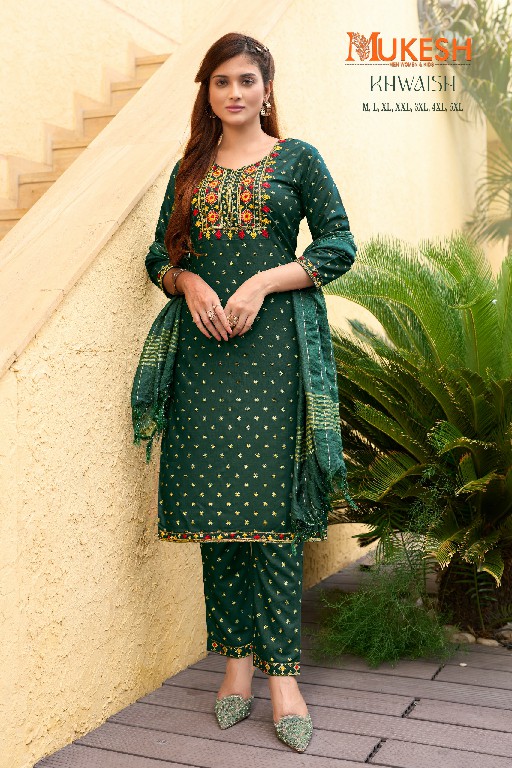 Banwery Khwaish Wholesale 14 Kg Reyon Kurtis With Pant And Dupatta