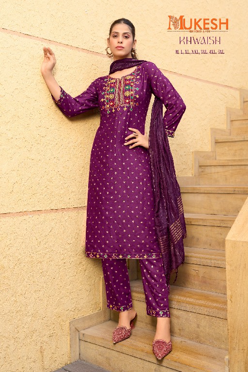 Banwery Khwaish Wholesale 14 Kg Reyon Kurtis With Pant And Dupatta