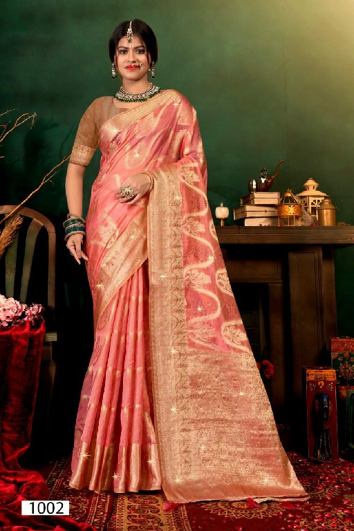 Saroj Shreyaa Saroski Vol-6 Wholesale Soft Organza Fabrics Sarees