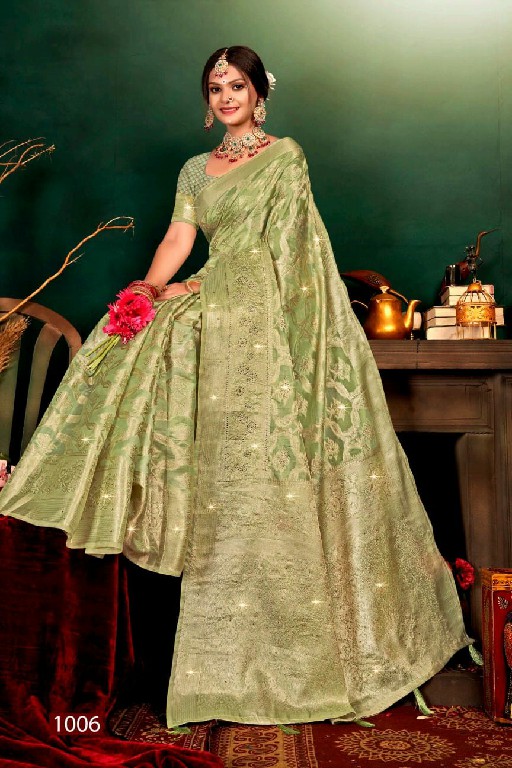 Saroj Shreyaa Saroski Vol-7 Wholesale Soft Organza Fabrics Sarees