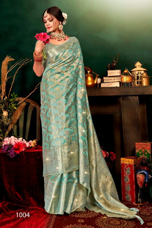 Saroj Shreyaa Saroski Vol-7 Wholesale Soft Organza Fabrics Sarees
