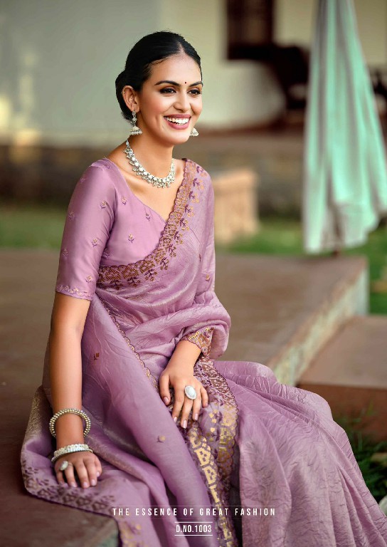 Kashvi Tatva Vol-2 Wholesale Gold Crush Fabrics Party Wear Indian Sarees